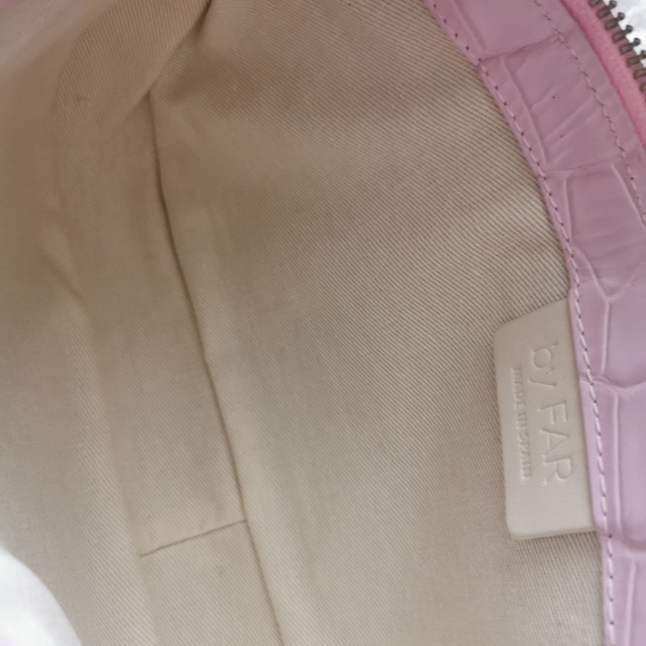 BY FAR Rachel Pink Croco Bag 👛 - Picture 9 of 9